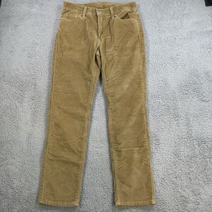 Levi's 511 Pants Mens 30x28 Beige Corduroy Slim Fit Stretch Casual Classic